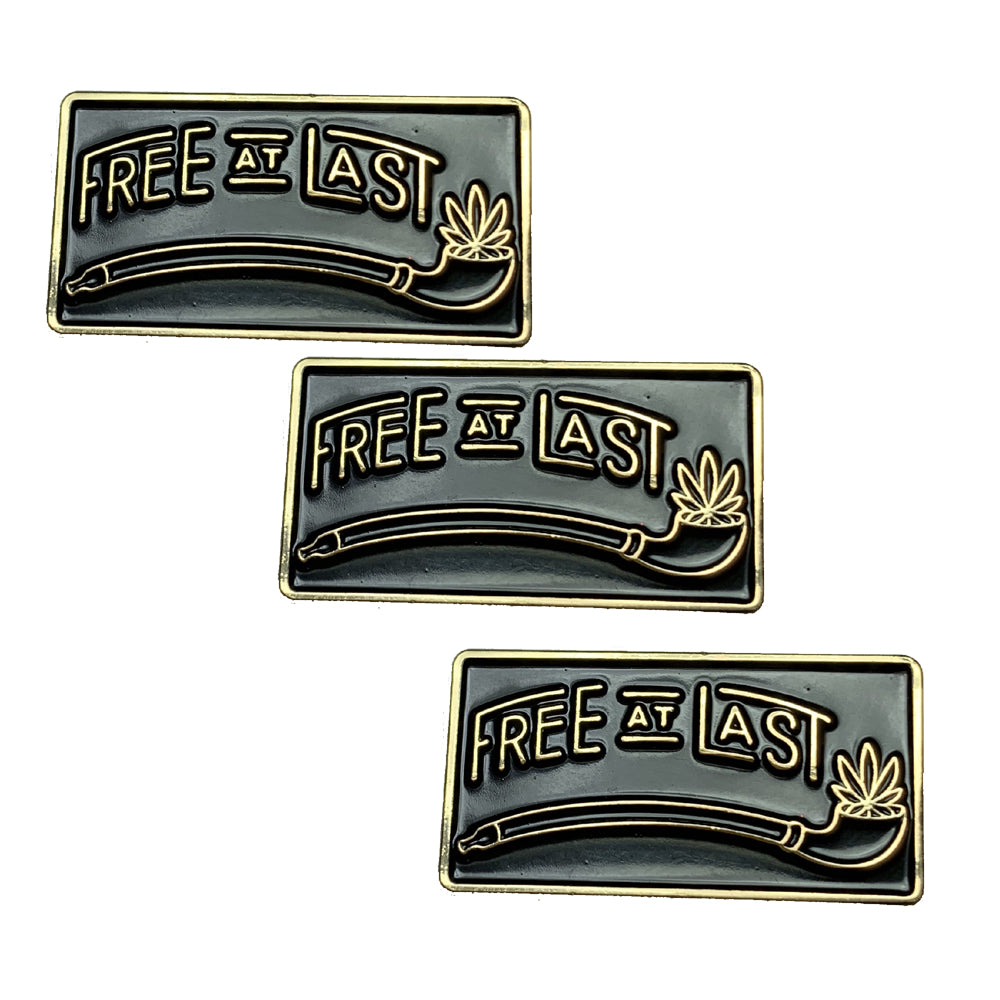 Free At Last Pin - Pack of 3 Pins